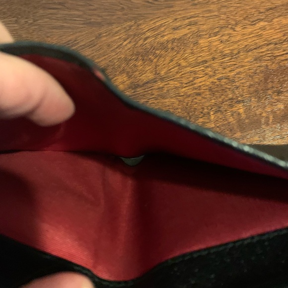 XXSOLDXX BVLGARI Denim and Leather Monogram Wallet EUC - Picture 8 of 10